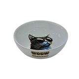Clover Petgross SERAMİK MAMA KABI KEDİ DERİN BEYAZ 250ML