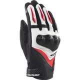 Clover Raptor-3 Korumalı Siyah / Kırmızı Motosiklet Eldiveni