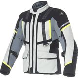 Clover Savana-4 WP Korumalı Motosiklet Montu Gri Siyah Sarı