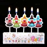 CLOWN BIRTHDAY CANDLE VIP KALİTE PALYAÇOLU PASTA MUMU 5 ADET PALYAÇOLU DOĞUM GÜNÜ MUMU PALYAÇO MUM