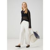 club kırık beyaz slouchy pantolon - 34