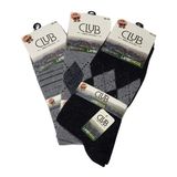 Club Lamswool Yün Erkek Kışlık Çorap 3 Adet - Asorti - 40 - 44