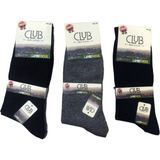 Club Socks 12 Çift Kışlık Yün Çorap - 40 - 44 - Renkli