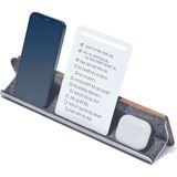Clue Design Masaüstü Düzenleyici Organizer Stand - Premium Metal Ahşap Ceviz