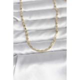 CM 14K Gold Renk Çizgi Lazer Model 60 cm Kadın Kolye - EBJ260207W39448 BKO10982