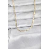 Cm 14K Gold Renk İnce Kuşgözü Zincir Model 60 Cm Kadın Kolye - Ebj260207w39444