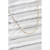 Cm 14K Gold Renk Pirinç Gemi Zinciri Model Kadın Kolye - Tj-Bko10918 Tg-1395 347095