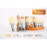 Cm 15w 4000k Gün Işığı Led Ampul 5 Li Paket E27 Duy Tasarruflu