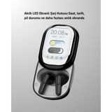 Cm Store Akıllı Ekranlı Bluetooth 5.4 Kablosuz Kulaklık – Dokunmatik ve Şarj Kutulu - Belirtilmemiş