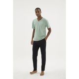Cm Store Kocabey KKT-26152 Erkek V Yaka Pijama Takımı - Su Yeşili