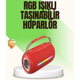 Cm Store Rgb LED Işıklı 20W Taşınabilir Bluetooth Hoparlör Ipx6 Suya Dayanıklı - Belirtilmemiş