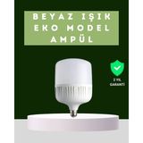 Cm Store Şarjlı LED Torch Ampul 30 Watt Beyaz Işık Enerji Tasarruflu - 1,20 m
