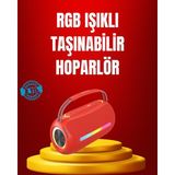 Cm Store Suya Dayanıklı 20W Rgb Hoparlör Bluetooth USB Sd Kart ve Aux Girişli - Belirtilmemiş