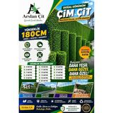 cm x 6 M) Çim Çit Yeşil Bahçe Teli Galvanizli Yüksek Kalite