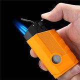 CM0649 3 Jet Torch Puro Çakmağı Sarı