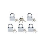CMC 5 Lİ SET KİLİT MASTER ÇELİK ASMA KİLİT 60MM CMC TOOLS