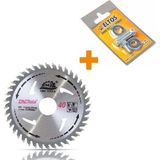 Cmc Daire Testere Bıçağı 115 mm Ahşap Kesim İçin Yüksek Hassasiyet 1 Adet Matkap Aparatıyla