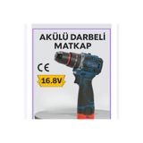 CMC Tools CMC3911 Akülü Darbeli Matkap 16.8V Kömürsüz Motor 0-1400 RPM 50Nm