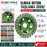 Cmc Tools Elmas Beton Taşlama Diski 100 Mm X 22 Mm Kod : Cmc 6049