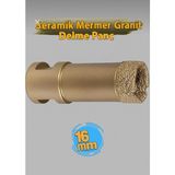 CMC Tools M14 Vakumlu Mermer Granit Seramik Delme Panç 16 mm
