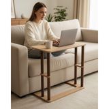 Cmdwood Cmd Wood Hempam Laptop Masası-Çalışma Sehpası – Ergonomik, Dayanıklı & Çok Yönlü Kullanımı – Ofis & Ev Için Çok Amaçlı Mdf’lam ve Ahşap Ayaklı - aynı - Rota - Ceviz