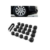 CMEPARTS Audı A3 Bijon Kapağı Takım (ŞİFRELİ SİYAH) 4f0601173a 2017-2020 Model Arası Araçlara Uyumlu
