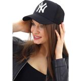 CMF Mugees Ny Cap New York Hiphop Şapka Modelleri - Standart - Koyu Lacivert