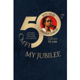 CMFI MY JUBILEE: Cahier de 300 Pages, Couverture Rigide, Edition Jubilé 2025, 300 pages Numérotées avec Sommaire, Petits Carreaux 5x5 mm, Petit format 15.24 cm x 22.86 cm (6x9po). Personnalisé.