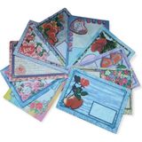 Cmk 13X18CM Desenli Mektup Zarfı Karışık 20'li Paket