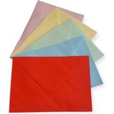 Cmk 13X18CM Renkli Zarf 5 Renk - 25 Adet