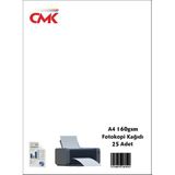 Cmk A4 Gramajlı Fotokopi Kağıdı 160GR 25 Adet