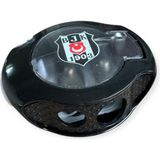 Cmk Beşiktaş Otomatik Kapak Çift Bıçaklı Lisanslı Kalemtraş - Siyah