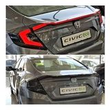 Çmk Honda Civic Fc5 2016-2021 Hareketli Sinyalli Led Stop Ve Spoiler Takımı Smoke
