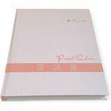 Cmk Pastel Colors Sert Kapak Not Defteri 17X24CM 80 Yaprak - Pembe - Kareli