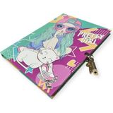 Cmk Pretty Girl Kilitli Kokulu Günlük, Hatıra Defteri 14X20CM 144 Sayfa Sert Kapak