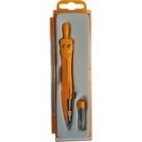 Cmk Renkli Metal Pergel (Kutulu Yedek Uçlu) - Sarı - 1 Adet