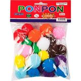 Cmk Renkli Ponpon 5 cm 10 Renk / 25'li Poşet