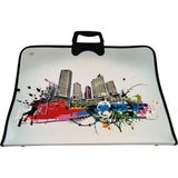 Cmk Şehir Manzaralı Sanat Tasarımlı Proje ve Resim Çantası, 38 cm x 55 cm