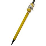 Cmk Sevimli Tavşan Maskotlu Versatil Kalem 0.7mm - Sarı