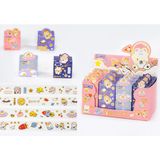Cmk Uzay Temalı Dekoratif Washi Bant Seti, 3cm x 2m, 4 Adet, Pastel Renkler