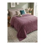 cmn home Çift Kişilik soft battaniye 220x240 cm kutulu Lüks Kabartmalı Yumuşak Dokulu Battaniye