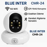 Cmr24 Akıllı Güvenlik Kamerası 5G Destekli, 360 Dönebilen, Gece Görüşlü, Çift Yönlü Sesli
