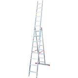 CMS Cömert Merdiven A Tipi Üzerine Sürgülü Merdiven 4.40 Metre 3x8 Basamaklı (Atsm.02) - 3X8 BASAMAKLI