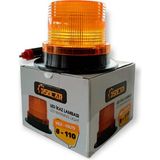Cmsolar Mıknatıslı LED Çakar Tepe-İkaz Lambası 8 Volt - 110 Volt Arası Parlak Renkli