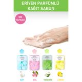 CMT 100 Yaprak Eriyen Mini Parfümlü Kağıt Sabun