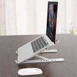 CMT Beyaz Plastik Yükseklik Ayarlı Laptop Standı