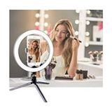 Cmt Ring Light 10 Inç Makyaj Selfie LED Işığı Tripot Ayaklı Su Geçirmez Beyaz Renk - Yeşil