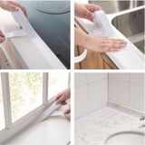Cmt Uzun Ömürlü PVC Su Geçirmez Bant - 3,2 m x 38 mm - Beyaz Mutfak ve Banyo Lavabo Kenar Bandı