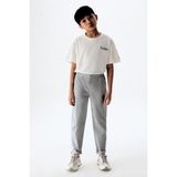 CMZ Collection Çocuk Duble Paçalı Beli Lastikli Trend Okul Pantolonu - 5 Yaş - 0-Gri