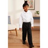 CMZ Collection Çocuk Kaliteli Kullanışlı Esnek Likralı Okul Pantolonu - Füme - 6 Yaş